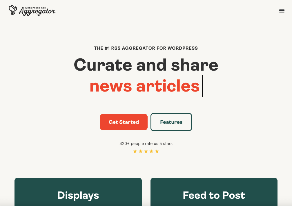 WP RSS Aggregator: The #1 RSS Aggregator for WordPress - Curate and Share