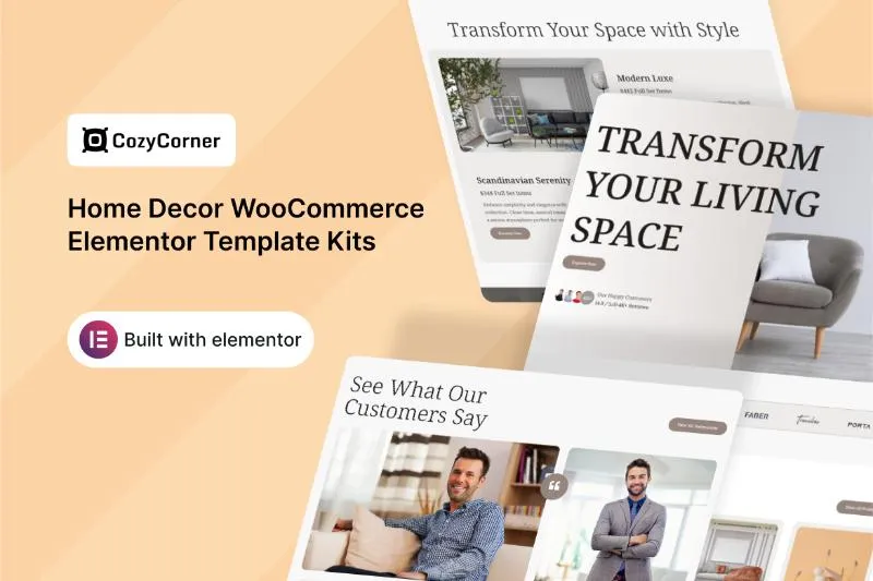 CozyCorner - Home Decor WooCommerce Elementor Template Kit