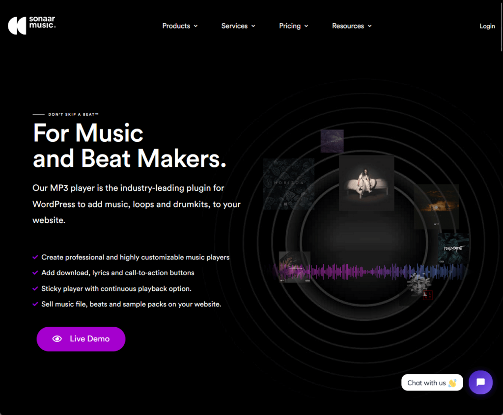 MP3 Audio Player by Sonaar: For Music and Beat Makers