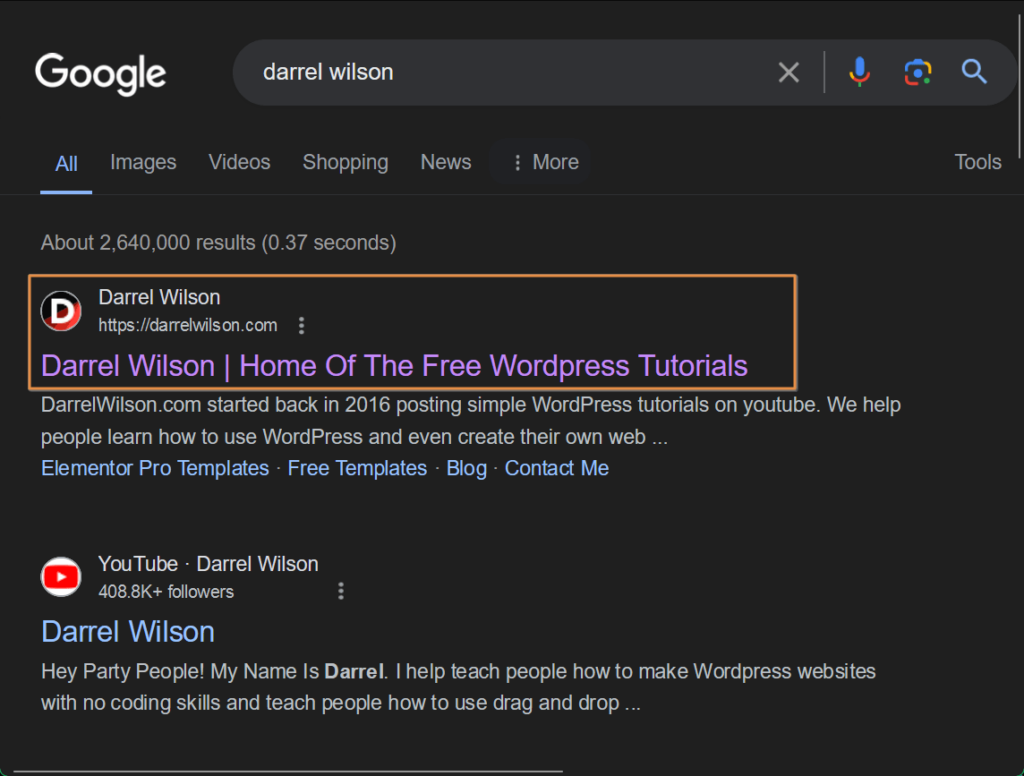 Darrel Wilson: Home Of The Free WordPress Tutorials
