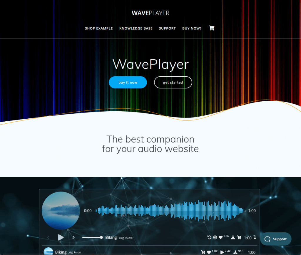 WavePlayer: The best companion for your audio website