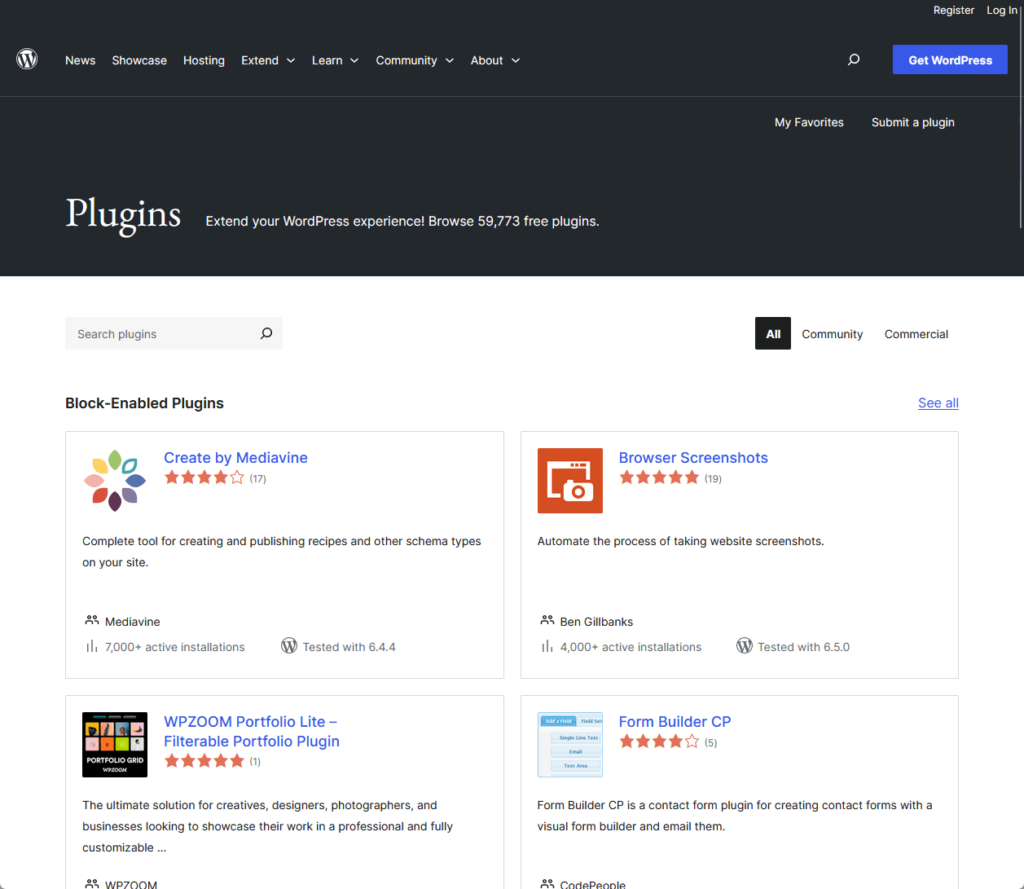 plugins: extend your wordpress experience