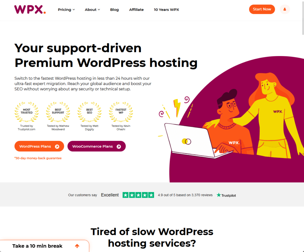 WPX Hosting: Premium WordPress plans that will boost your site performance