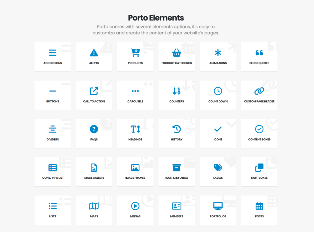 Porto elements
