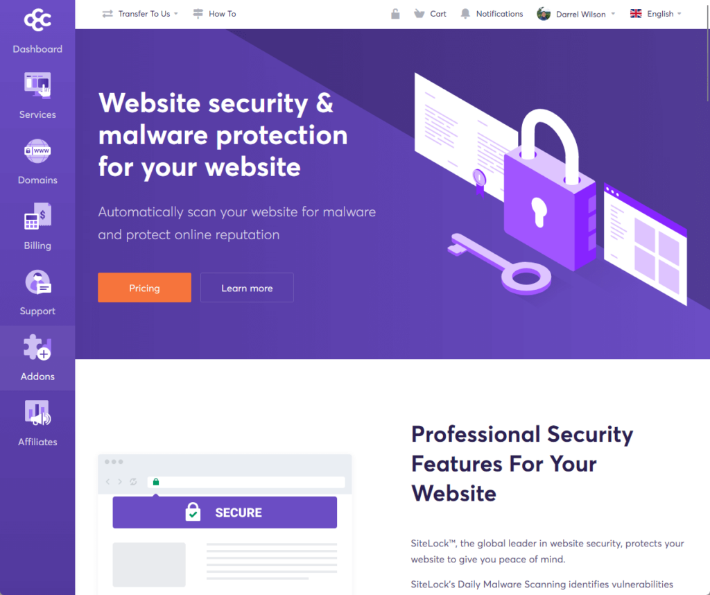 chemicloud website security addon