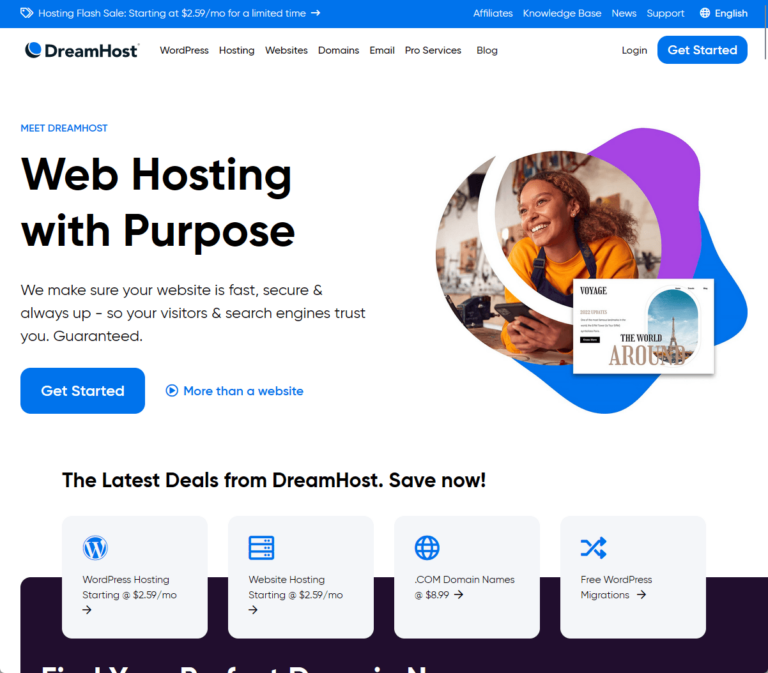 DreamHost: Web Hosting with Purpose