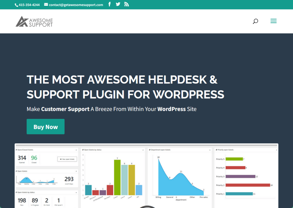 The most awesome helpdesk & support plugin for wordpress.