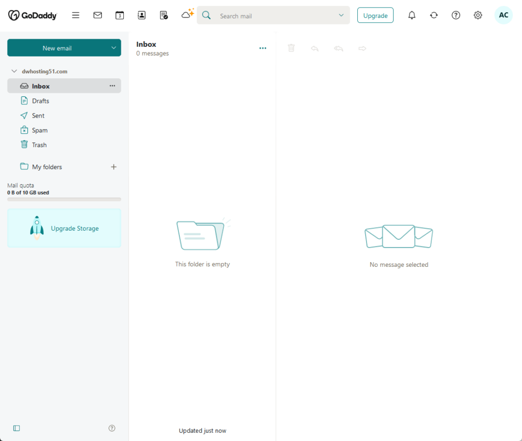 godaddy email app suite