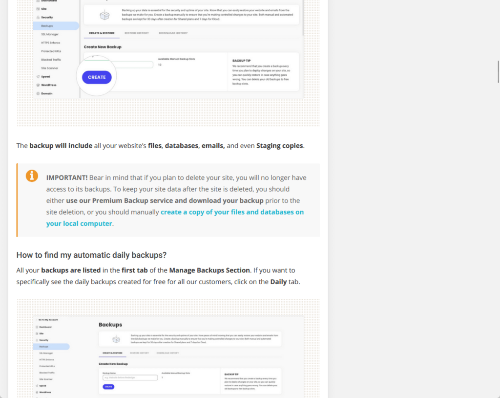 siteground kb article example
