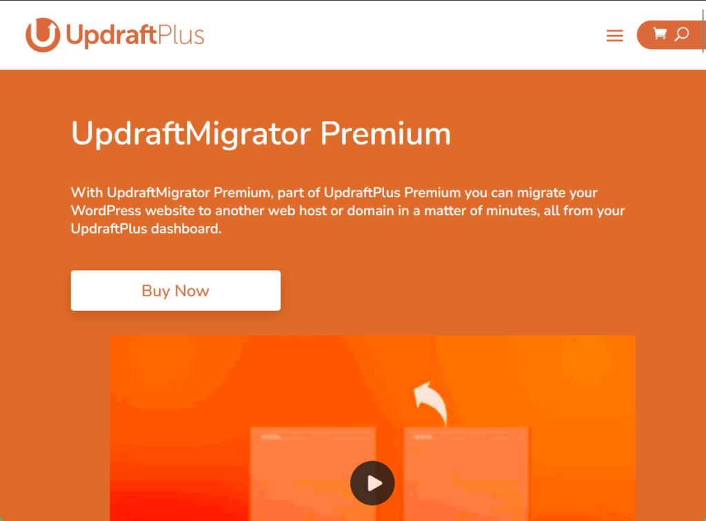 UpdraftMigrator Premium