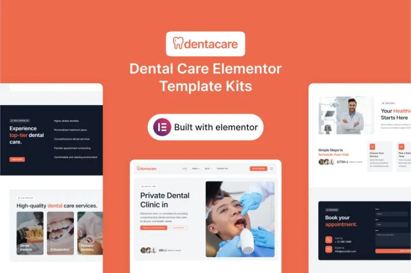 Dentacare - Dental Care Elementor Template Kit