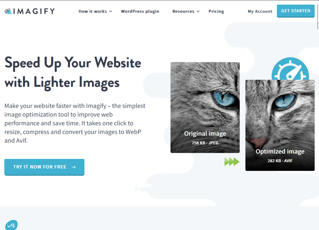 Speed up your website with lighter images