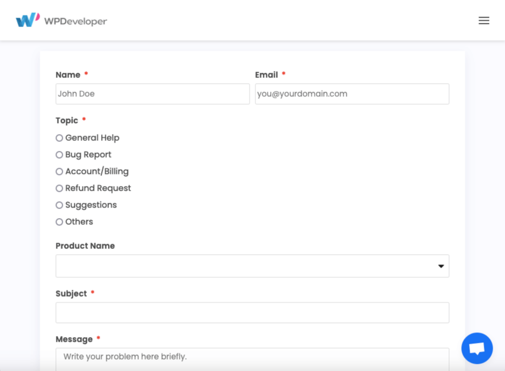 wp-developer-create-a-new-ticket