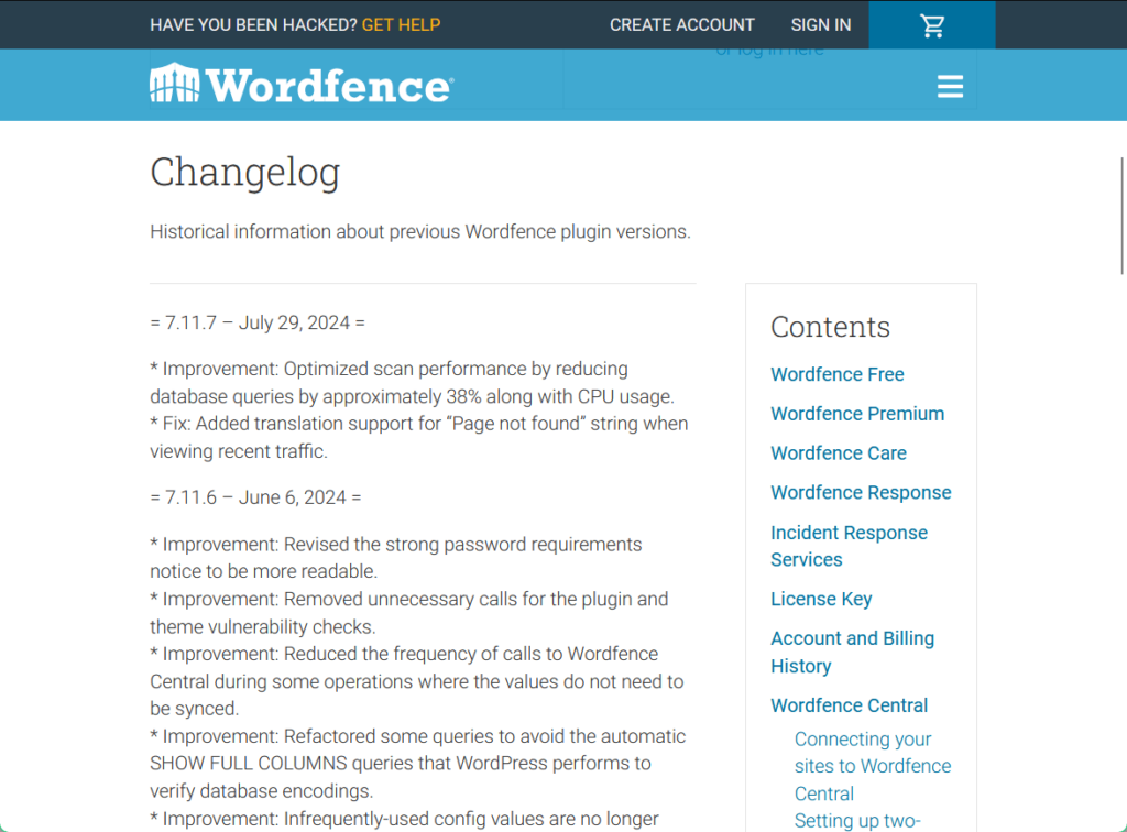 wordfence-changelog