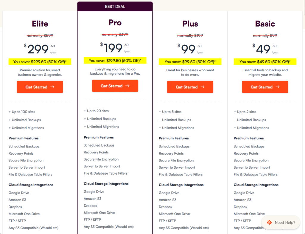 duplicator pro pricing
