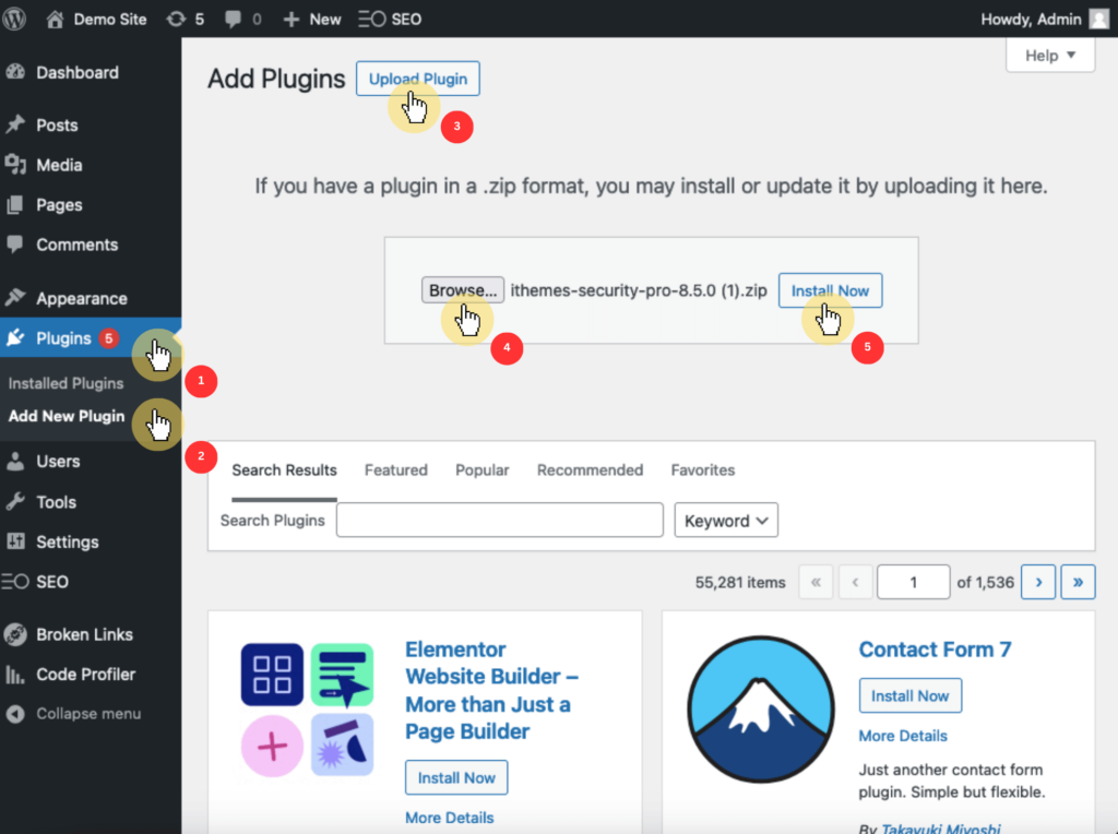 install the pro version of solid security