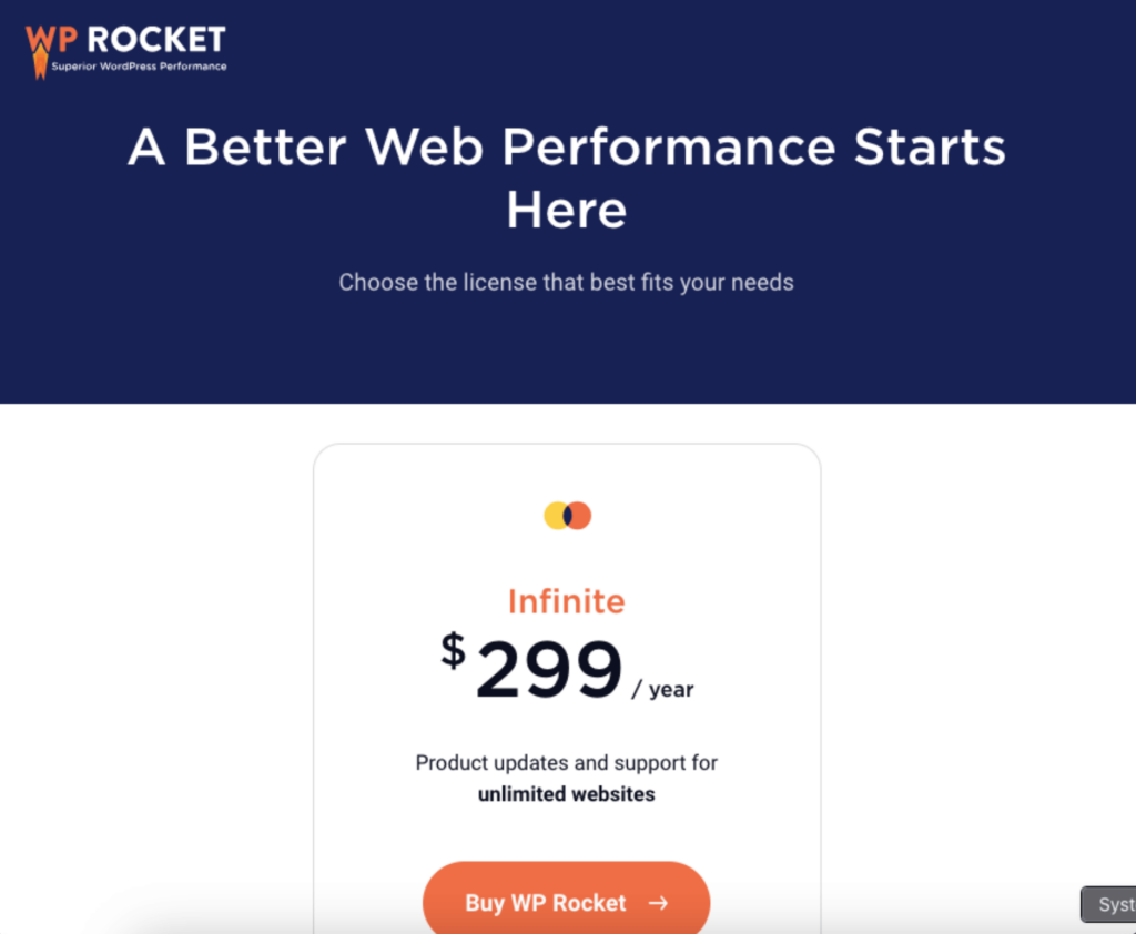 wp rocket pricing