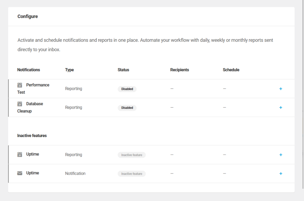 configure notifications in hummingbird