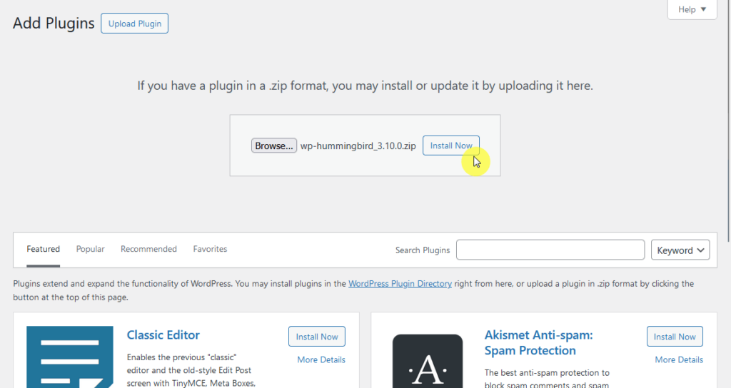 install the pro version of hummingbird