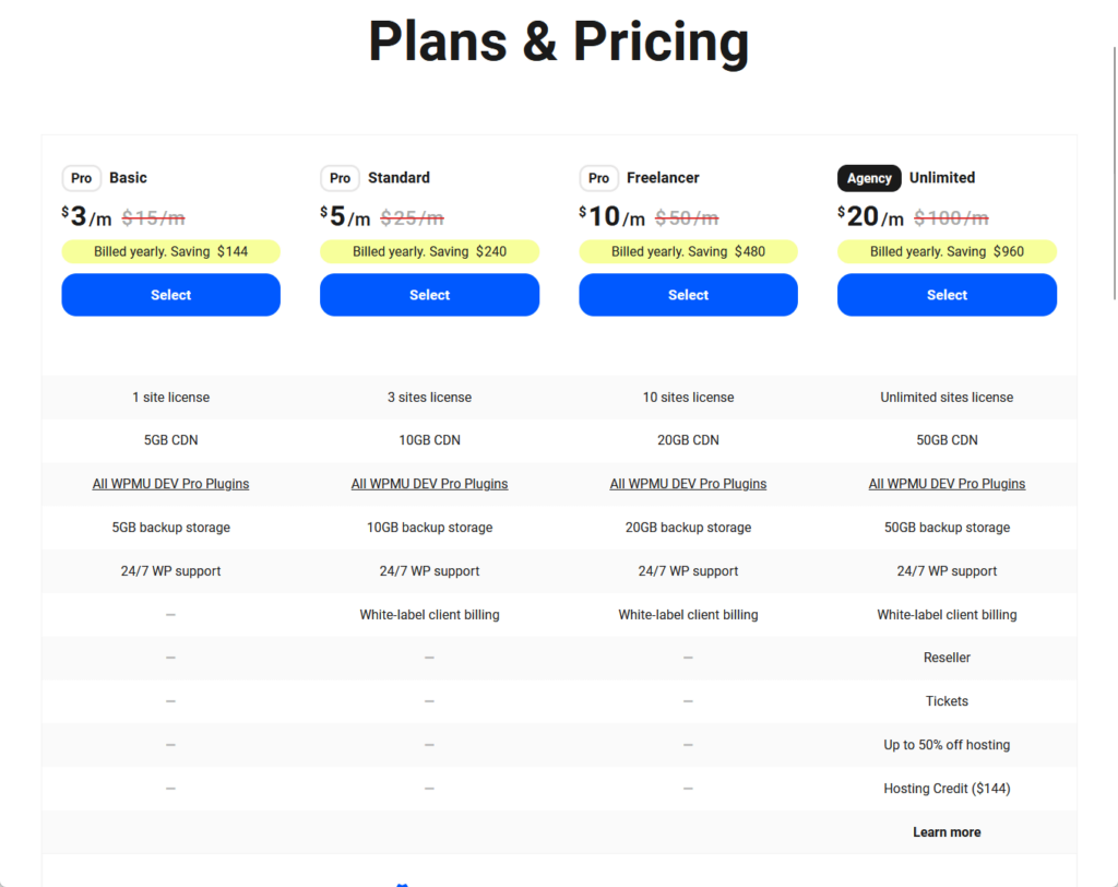 plans and pricing of hummingbird