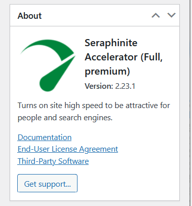 seraphinite accelerator about box