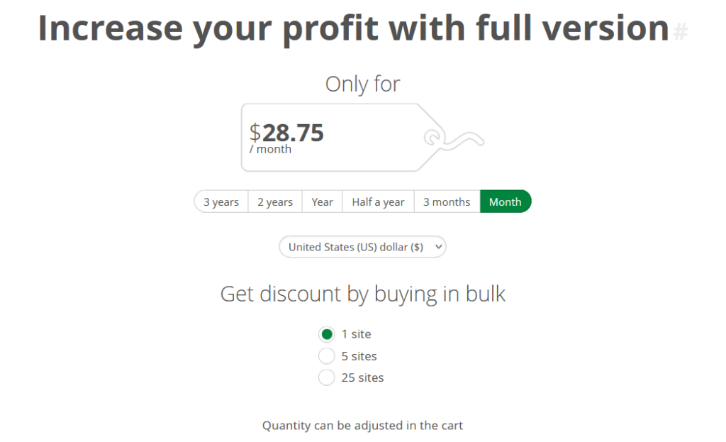 seraphinite accelerator pricing