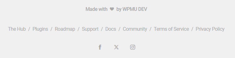wpmu dev support links in hummingbird