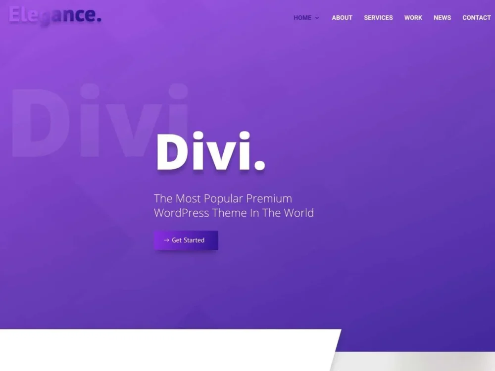 Elegance Divi Layout