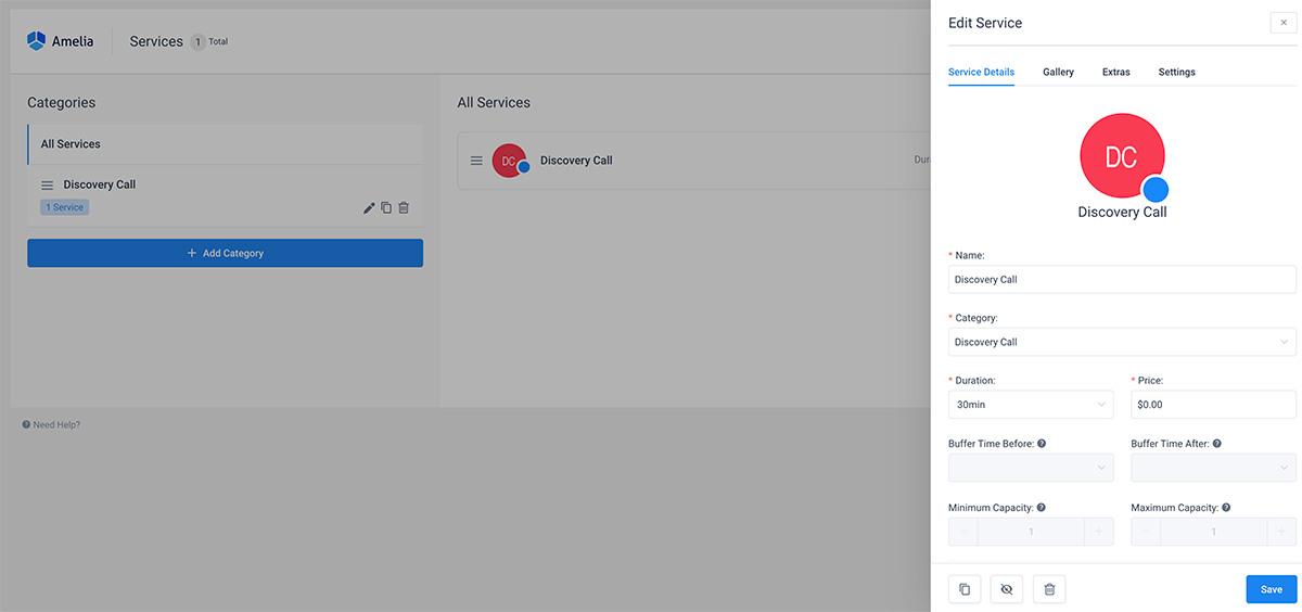 Creating services