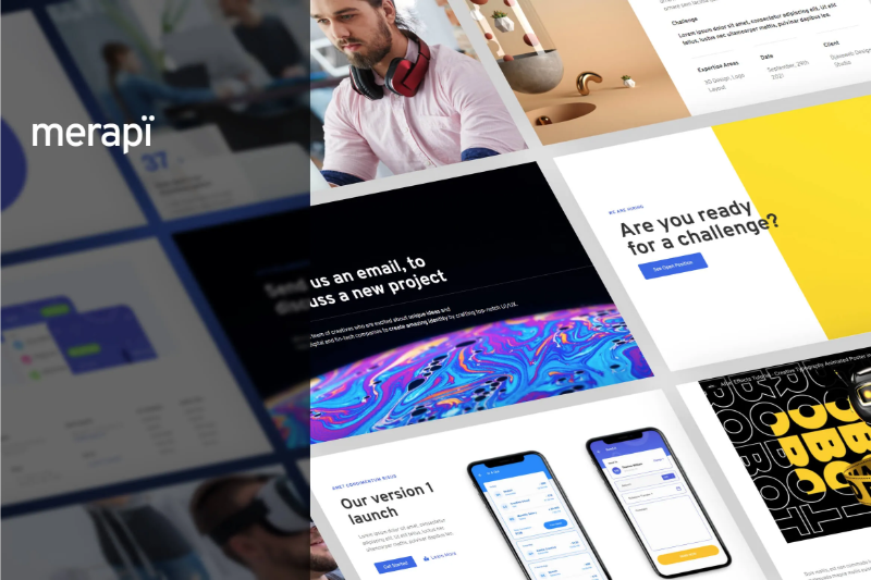 Merapi - Mobile App & Technology Elementor Template Kit