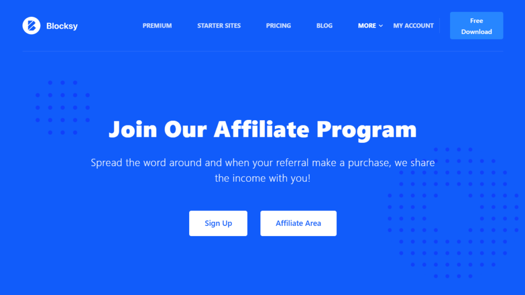 Join our affiliate program
