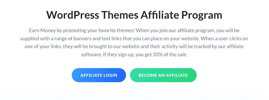 Elegant Themes WordPress Affiliate Program