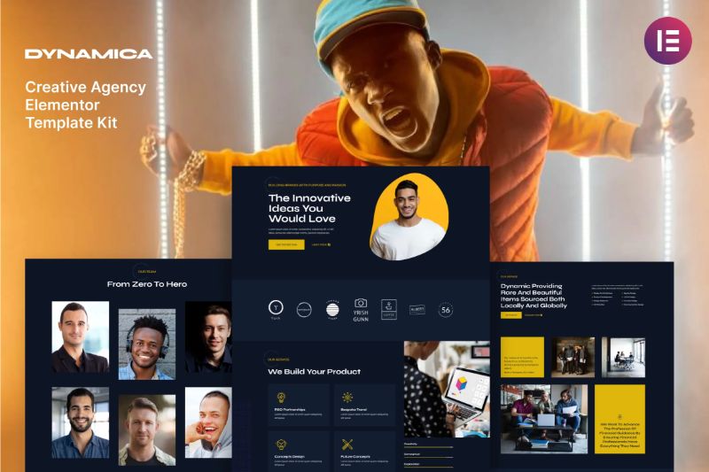 Dynamica - Creative Agency Elementor Template Kit