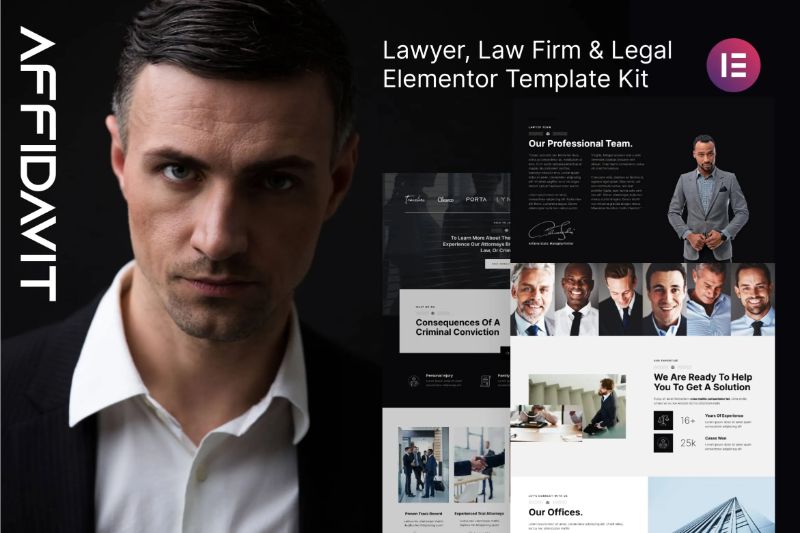 Affidavit - Lawyer Law Firm Elementor Template Kit
