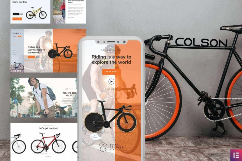 Colson - Bike WooCommerce Elementor Template Kit