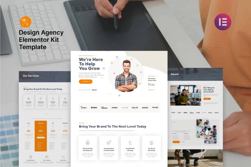 Kreamor - Design Agency Elementor Template Kit