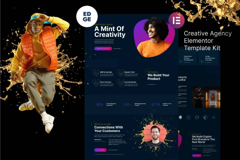 Edge - Modern Creative Agency Elementor Template Kit