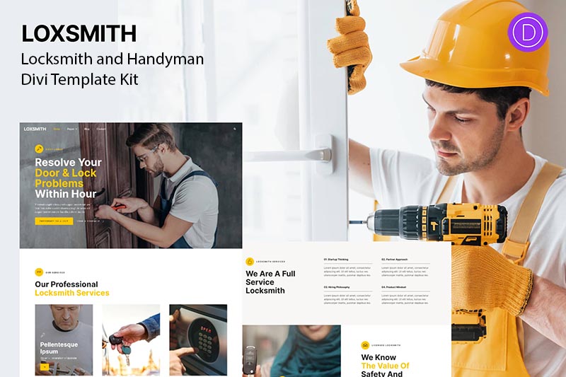 Loxsmith-Key-Locksmith-Services-divi-Template-Kit