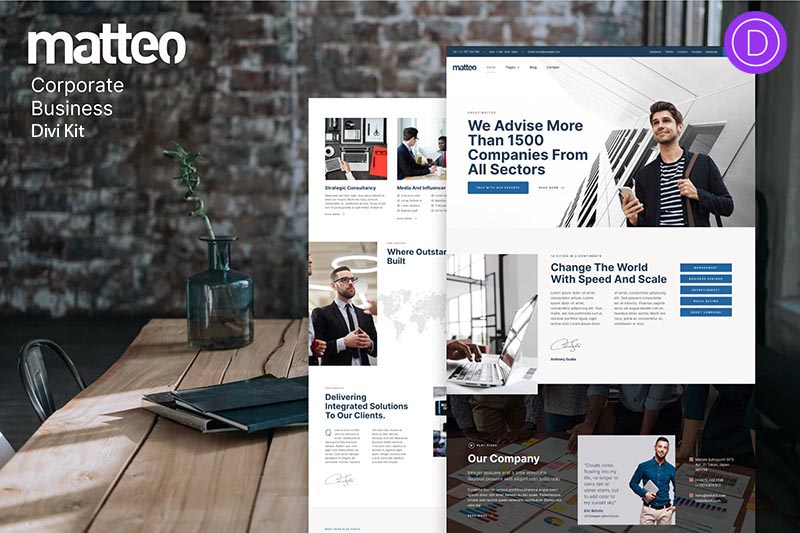 Matteo-–-Corporate-Business-Divi-Template-Kit