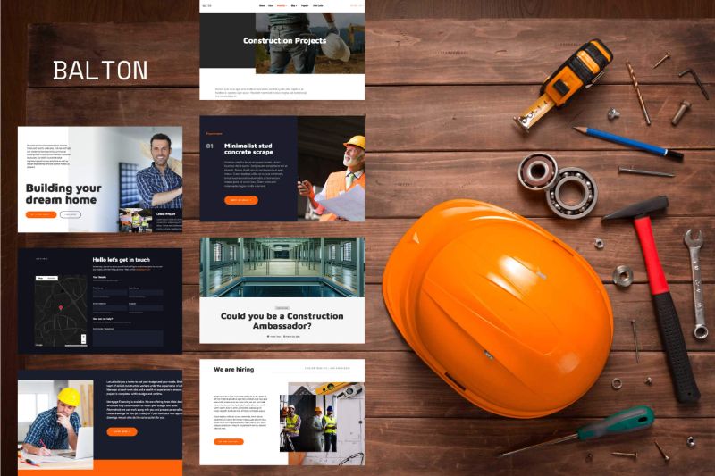 Balton-Modern-Construction - Architecture Elementor Template Kit