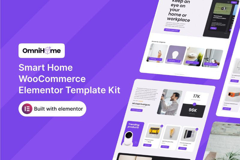 Omnihome - Smart Home WooCommerce Elementor Template Kit