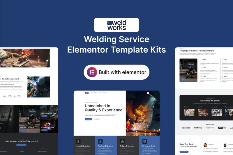 Weldworks - Welding Service Elementor Template Kit
