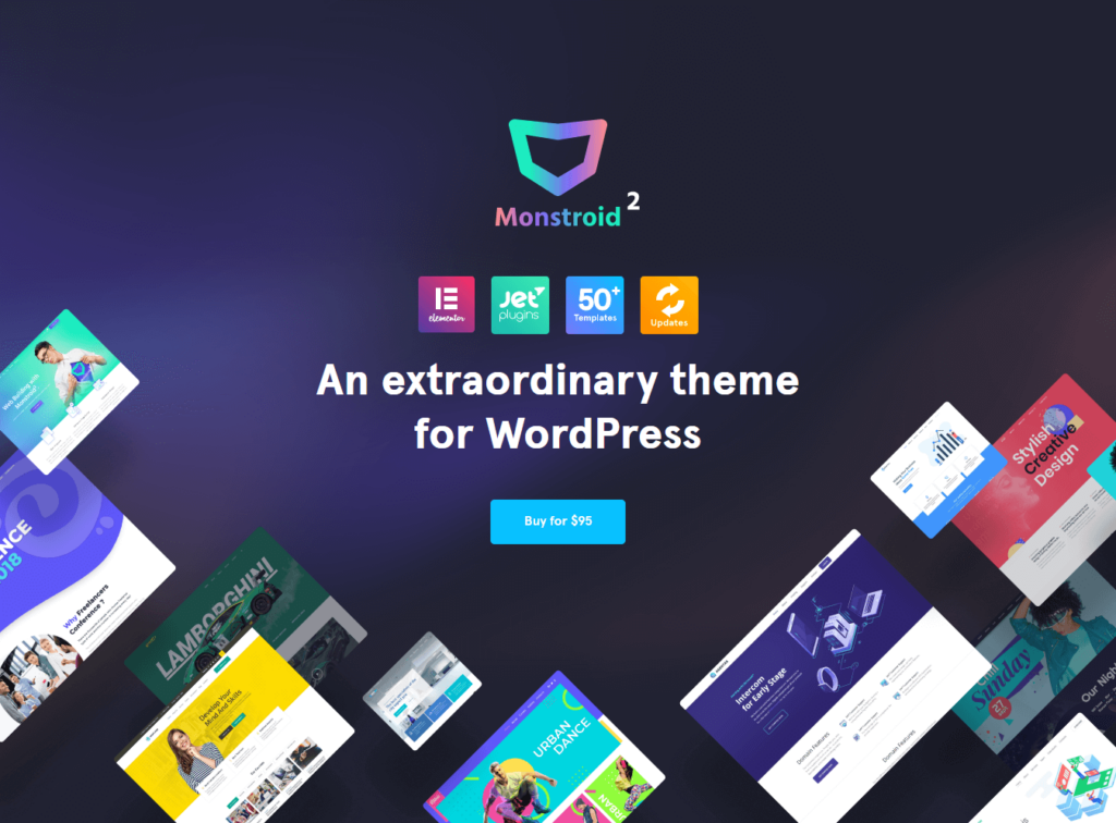 monstroid2 - an extraordinary theme for wordpress