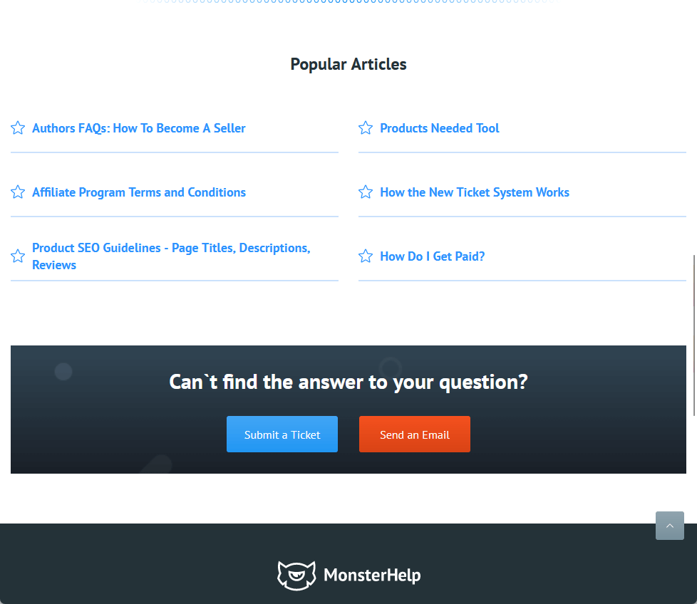 submit a ticket or send an email to templatemonster