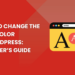 How to Change the Font Color in WordPress: Beginner’s Guide