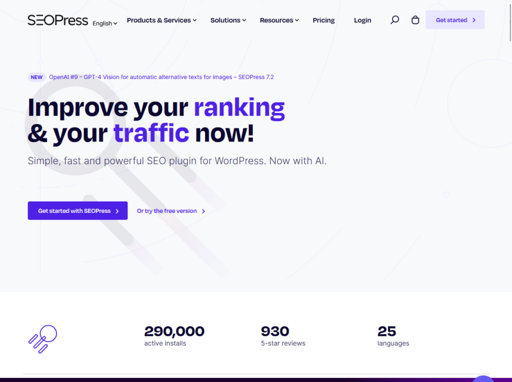SEOPress Improve your ranking & your traffic now!
