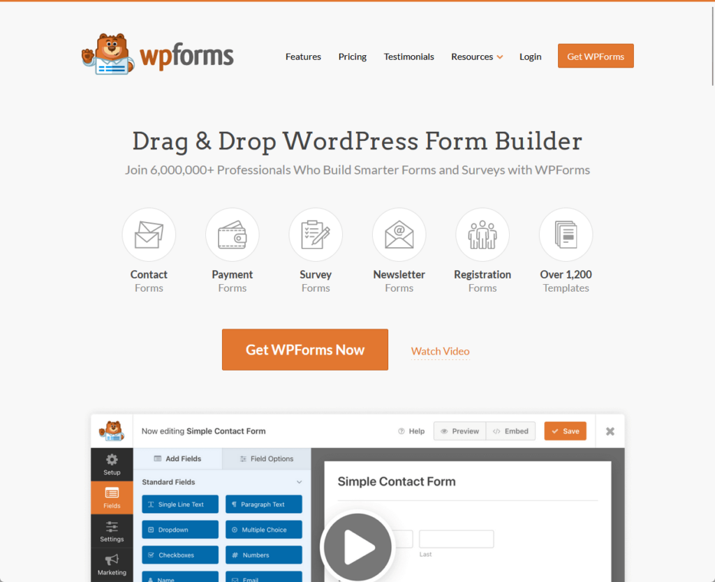 WPForms: Drag & Drop WordPress Form Builder