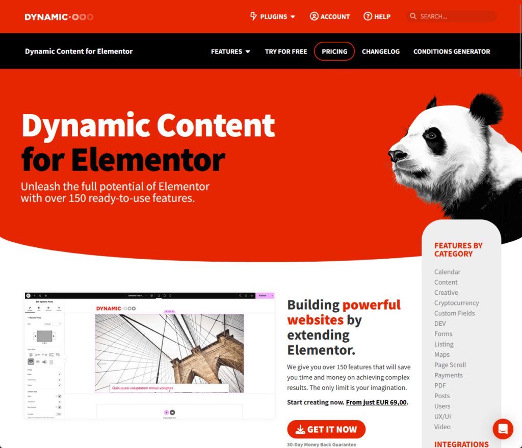 Dynamic Content for Elementor: Unleash the full potential of Elementor with over 150 ready-to-use features