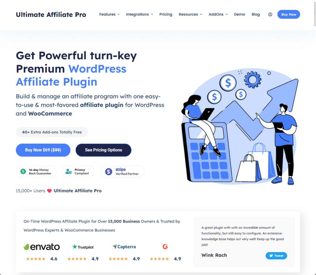 Get Powerful turn-key Premium WordPress Affiliate Plugin