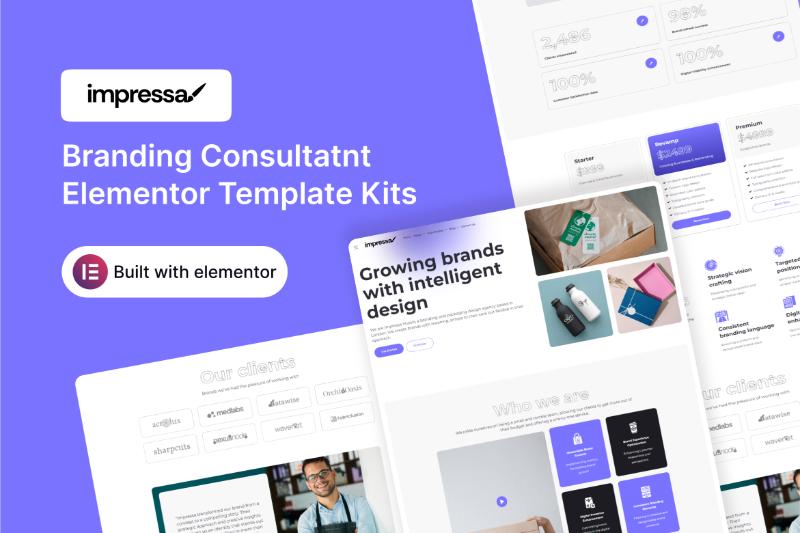 Impressa - Branding Consultant Elementor Template Kit